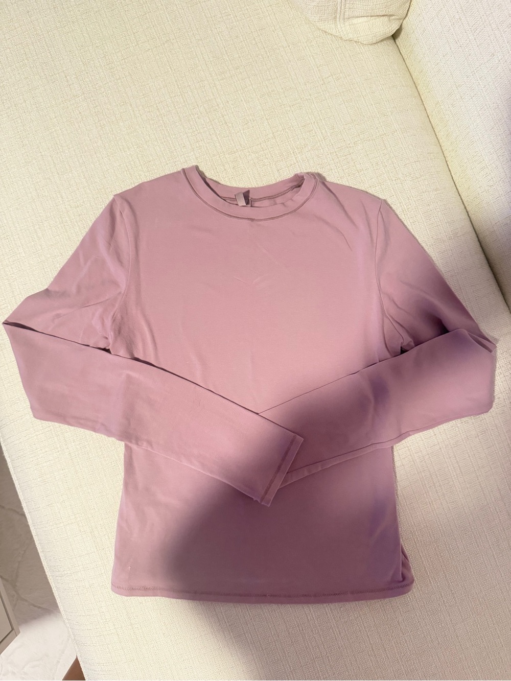 Skims Long Sleeve Crewneck Top
